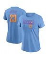 Nike Women's Kris Bryant Light Blue Colorado Rockies 2025 City Connect Fuse Name Number T-shirt