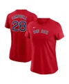 Nike Women's Kristian Campbell Red Boston Red Sox Fuse Name Number T-shirt