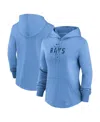 Nike Women's Light Blue Tampa Bay Rays Authentic Collection Pregame Performance Pullover Hoodie In Light Blue