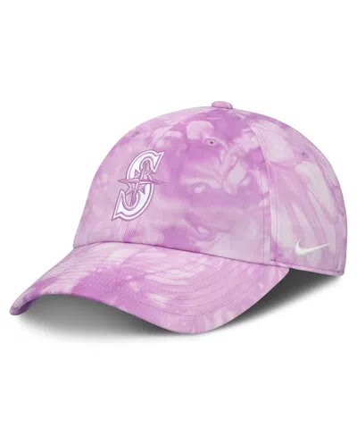 Nike Women's Light Pink Seattle Mariners Mother's Day Club Adjustable Hat In Purple