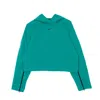 Nike Women's Lightweight Hoodie W Sportswear Tech Pack Hoodie All Over Jacquard Neptune Green/black In Neptune Green/black