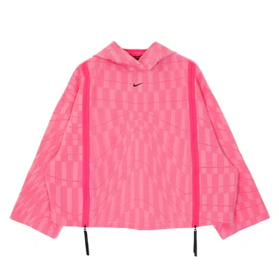 Nike Women's Lightweight Hoodie W Sportswear Tech Pack Hoodie Enginereed Hyper Pink/lotus Pink/black