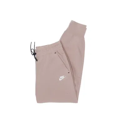 Nike Women's Lightweight Tracksuit Trousers Sportswear Tech Fleece Pink Oxford/white