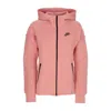 Nike Women's Lightweight Zip Hoodie W Sportswear Tech Fleece Windrunner Full-zip Hoodie Red Stardust/blac In Red Stardust/black