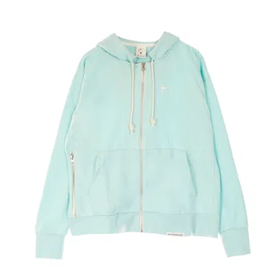 Nike Women's Lightweight Zip Hoodie W Standard Issue Full-zip Hoodie Light Dew/pale Ivory In Blue