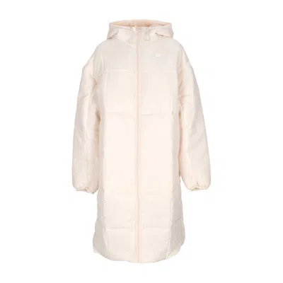 Nike Women's Long Down Jacket W Thermic Classic Parka Guava Ice/white