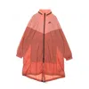 Nike Women's Long Jacket W Windrunner Jacket Trench Light Redwood/sunblush/black In Light Redwood/sunblush/black
