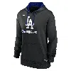Nike Women's Los Angeles Dodgers Authentic Collection  Therma Mlb Pullover Hoodie In Black