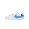 Nike Women's Low Shoe W Blazer Low 77 Jumbo White/malachite/university Blue In White/malachite/university Blue