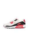 Nike Women's Low Shoe Wmns Air Max 90 White/light Silver/aster Pink/black In White/light Silver/aster Pink/black