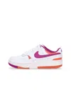 Nike Women's Low Shoe Wmns Gamma Force White/hot Fuchsia/wild Mango/sail In White/hot Fuchsia/wild Mango/sail