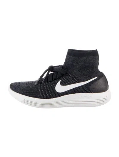 Pre-owned Nike Women's Lunarepic Flyknit Sock Sneakers In Blue