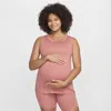 Nike Women's (m) One Dri-fit Slim-fit Tank Top (maternity) In Pink