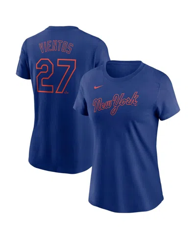 Nike Women's Mark Vientos Royal New York Mets Fuse Name Number T-shirt