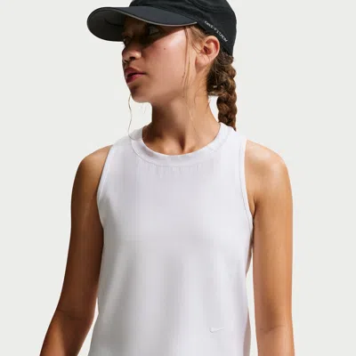 Nike Kids' Women's Mavn Girls' Dri-fit Knit Tank Top In White