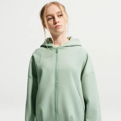 Nike Kids' Women's Mavn Girls' Therma-fit Knit Full-zip Hoodie In Green