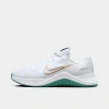 Nike Women's Mc Trainer 2 Women's Workout Shoes In White/bicoastal/metallic Gold Grain