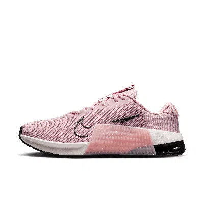 Nike Women's Metcon 9 Premium Workout Shoes In Pink Oxford/black