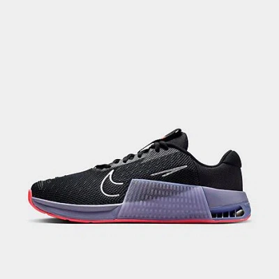 Nike Women's Metcon 9 Training Shoes In Black/lilac Bloom/barely Grape/metallic Silver