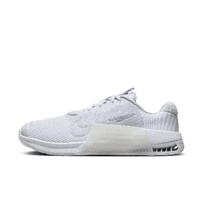 Nike Women's Metcon 9 Workout Shoes In White/pure Platinum 