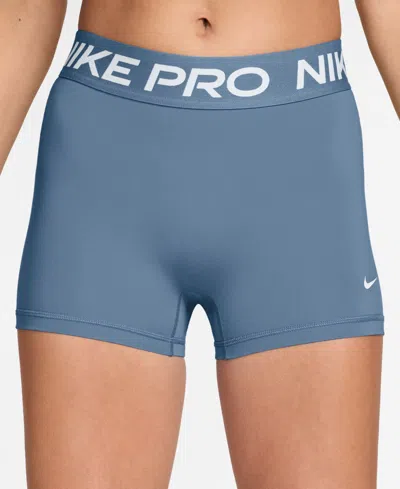 Nike Women's Mid-rise Biker Shorts In Blue