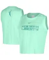 Nike Women's Mint New York Liberty Mesh Tank Top In Orange