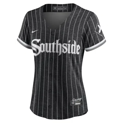 Nike Women's Mlb Chicago White Sox City Connect (bo Jackson) Replica Baseball Jersey In Black