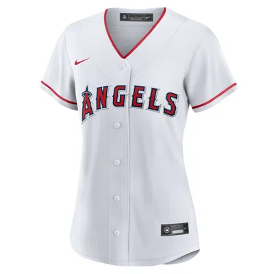 Nike Women's Mlb Los Angeles Angels (mike Trout) Replica Baseball Jersey In White
