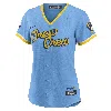 Nike Women's Mlb Milwaukee Brewers City Connect (christian Yelich) Replica Baseball Jersey In Blue