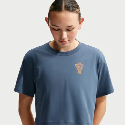Nike Women's Move Dri-fit T-shirt In Blue