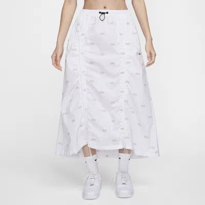 Nike Women's Naomi Osaka High-waisted Woven Skirt In White