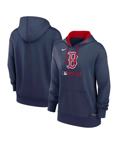 Nike Women's Navy Boston Red Sox Authentic Collection Performance Pullover Hoodie