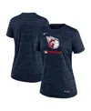 Nike Women's Navy Cleveland Guardians Authentic Collection Velocity Performance T-shirt In Navy