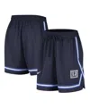 Nike Women's Navy Dallas Mavericks Sideline Fly Crossover Performance Shorts In Navy,royal