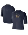 Nike Women's Navy Golden State Warriors 2024/25 City Edition Courtside Boxy T-shirt In Navy