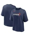 Nike Women's Navy Houston Astros 2025 City Connect Logo Boxy T-shirt In Navy