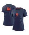 Nike Women's Navy Houston Astros Authentic Collection Early Work Tri-blend T-shirt In Navy