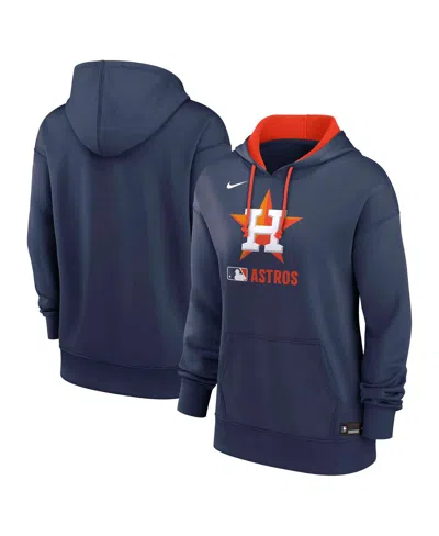 Nike Women's Navy Houston Astros Authentic Collection Performance Pullover Hoodie