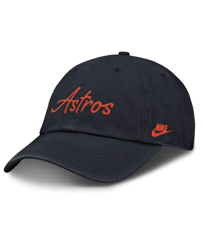 NIKE WOMEN'S NAVY HOUSTON ASTROS COOPERSTOWN CLUB SCRIPT ADJUSTABLE HAT