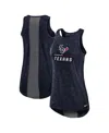 Nike Women's Navy Houston Texans High Neck Performance Tank Top In Blue