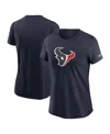 Nike Women's Navy Houston Texans Primary Logo T-shirt In Navy