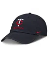 Nike Women's Navy Minnesota Twins Club Adjustable Hat In Navy