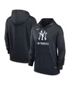 Nike Women's Navy New York Yankees Authentic Collection Performance Pullover Hoodie In Navy