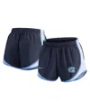 Nike Women's Navy North Carolina Tar Heels Spring Break Tempo Performance Shorts In Navy