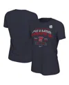 Nike Women's Navy Ole Miss Rebels 2023 Peach Bowl Champions Locker Room T-shirt In Navy