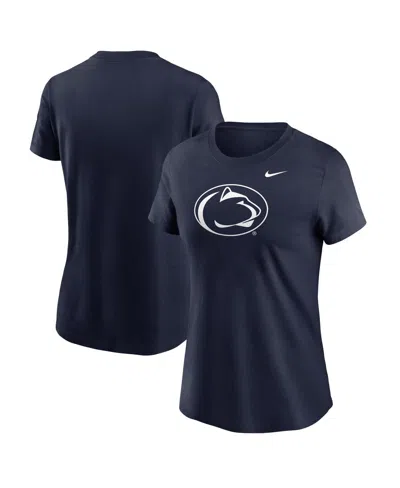 Nike Women's Navy Penn State Nittany Lions Primetime Evergreen Logo T-shirt