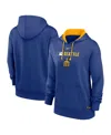 Nike Navy Seattle Mariners Authentic Collection City Connect Performance Pullover Hoodie In Blue