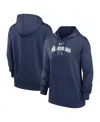 Nike Women's Navy Seattle Mariners Authentic Collection Performance Pullover Hoodie In Navy