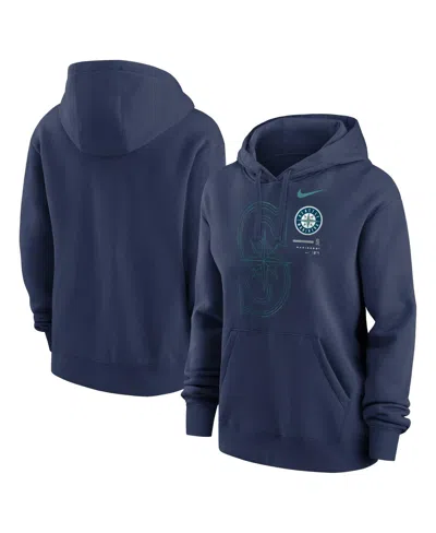 Nike Women's Navy Seattle Mariners Big Game Pullover Hoodie