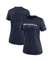 Nike Women's Navy Seattle Seahawks Sideline Velocity Performance T-shirt